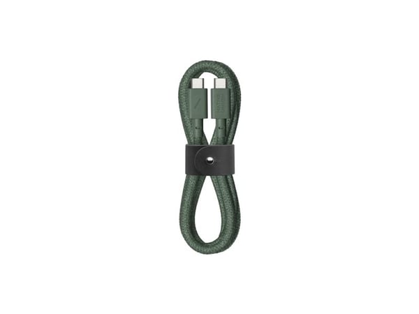 Native Union Belt, 1,2 m, USB C, USB C, Grønn