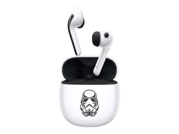 Xiaomi Buds 3 - Star Wars Edition - True wireless-hodetelefoner med mikrofon - i øret - Bluetooth - aktiv støydemping - hvit