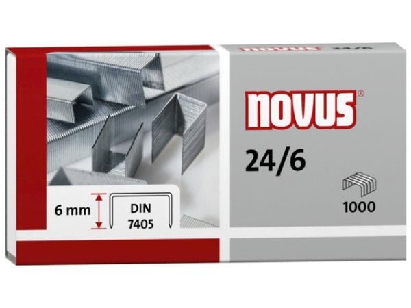 Novus 040-0158, Stiftkassett-enhet, 4 mm, 1000 stifter, Metall