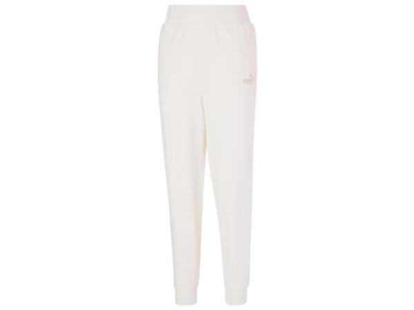 Puma ESS+ Embroidery High-Waist Pants FL Women's Pants Cream 670007 99