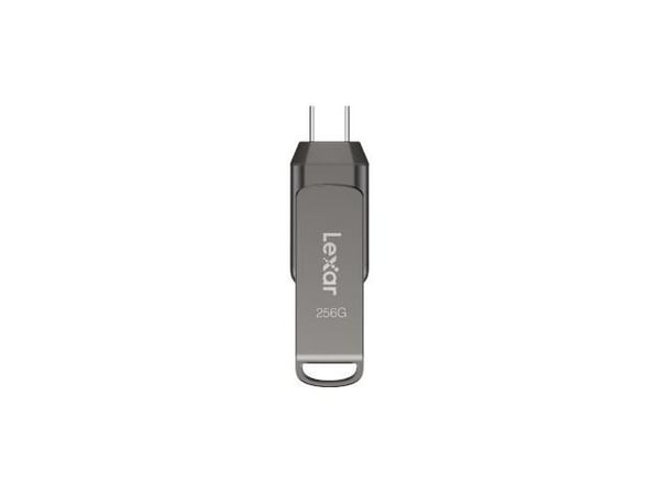 Lexar JumpDrive LJDD400256G-BNQNG, 256 GB, USB Type-C, 3.2 Gen 1 (3.1 Gen 1), 130 MB/s, Erme, Grå