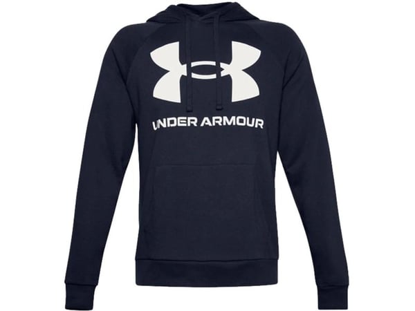 Under Armour Rival Fleece Big Logo HD tummansininen 1357093 410 (S) (S)