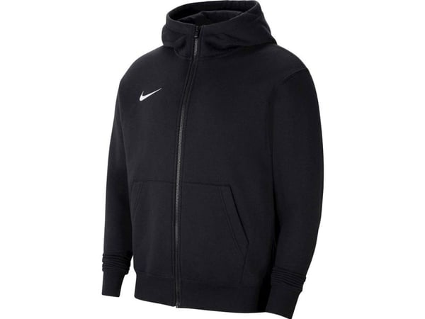 Barnebluse Nike Park 20 Fleece hettegenser med full glidelås svart CW6891 010 (S)