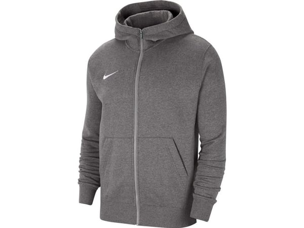 Nike hoodie Park 20 Fleece FZ Junior CW6891 071 grå stl. S (128-137 cm)