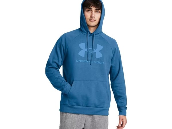 Under Armour Rival Fleece Logo HD miesten collegepaita, sininen 1379758 406 XL