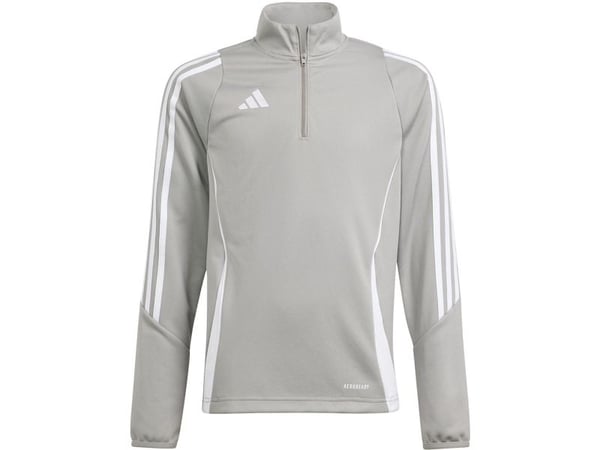 Sweatshirt for kids adidas Tiro 24 Training Top gray IR9363 128cm