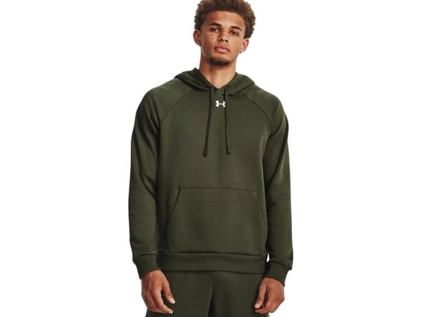 Under Armour Bluza męska Under Armour Rival Fleece Hoodie oliwkowa 1379757 390 L