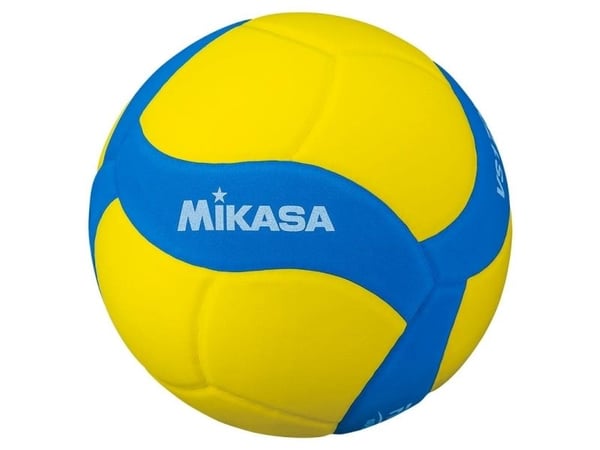 MIKASA VS170W-Y-BL, 180 g, Blå, Gult, Skum, 64.5 - 66.5, 18-panel ball, Innendørs