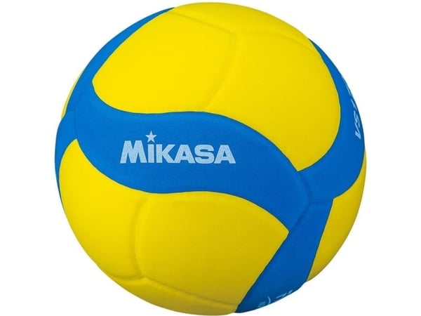 MIKASA VS170W-Y-BL, 180 g, Blå, Gult, Skum, 64.5 - 66.5, 18-panel ball, Innendørs