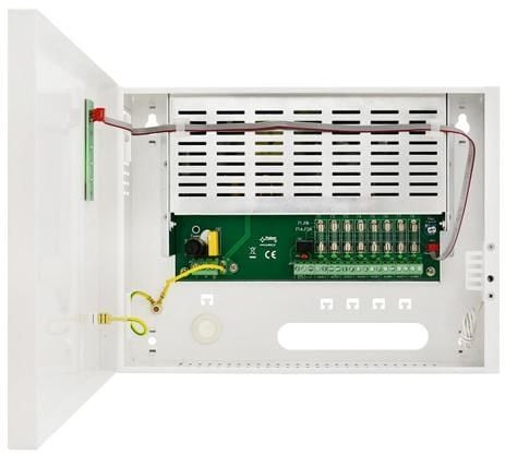 Pulsar stabilisert impulsstrømforsyning for 8 HD-kameraer Pulsar HPSDC-12V8X1A 12V/8A/81A/TOPIC
