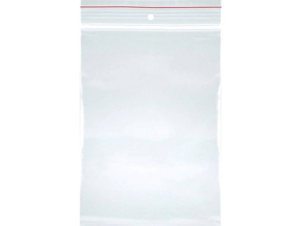 Office Products Ziplock-pose, LDPE, 150x300mm, 100stk, gjennomsiktig