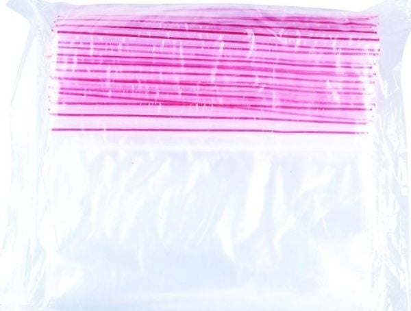 KONTORPRODUKTER Glidelåspose, LDPE, 160x250mm, 100stk, gjennomsiktig