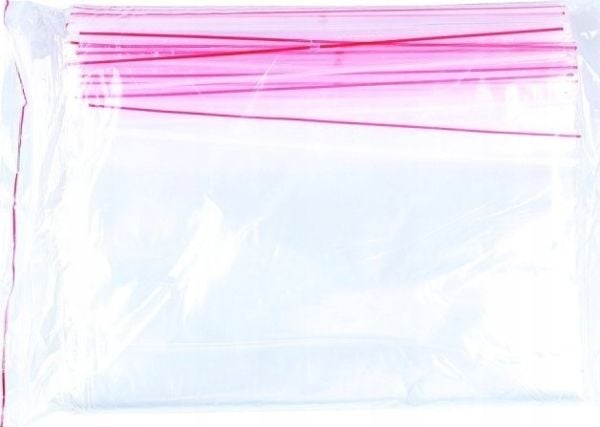 KONTORPRODUKTER Glidelåspose, LDPE, 250x350mm, 100stk, gjennomsiktig