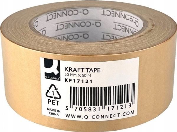 Q-Connect krafttejp KRAFT 50 mm, 50 m, 130 micron