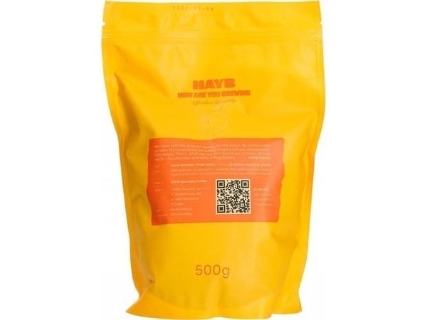 HAYB Sie Przelewa fruktkaffe i hele bønner 500 g