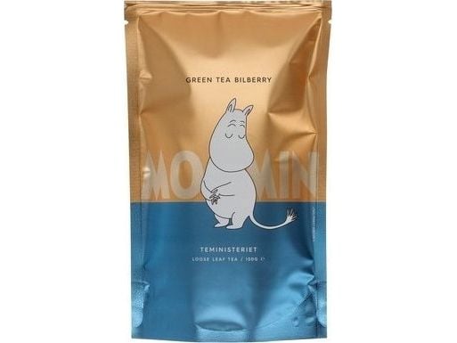 Teministeriet te sypana Moomin Green Tea & blåbær 100 g (påfyllingspakke)