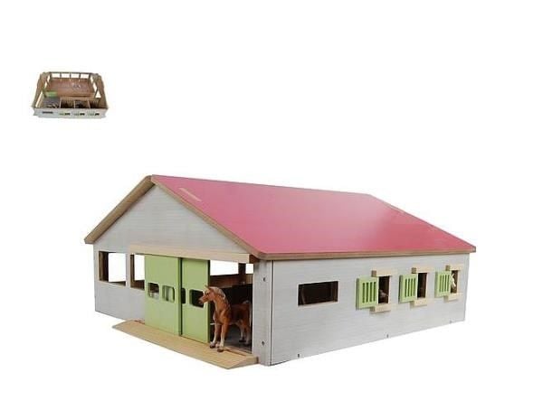 Hipo Stud Farm figuuri kolmella karsinalla ja radalla 1:32 62x56x26cm 610271