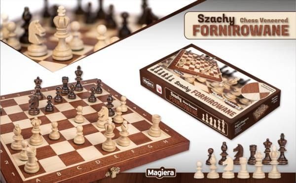 RAFAŁ MAGIERA Viilutetut shakkinappulat