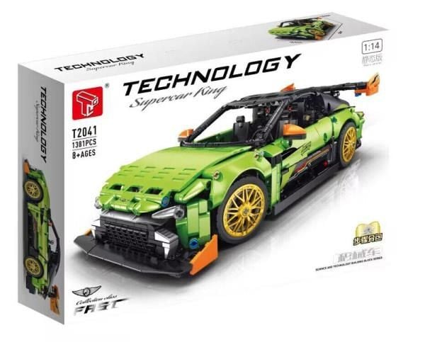 HH Poland byggklosser motorsportbil, 1381 deler 380456