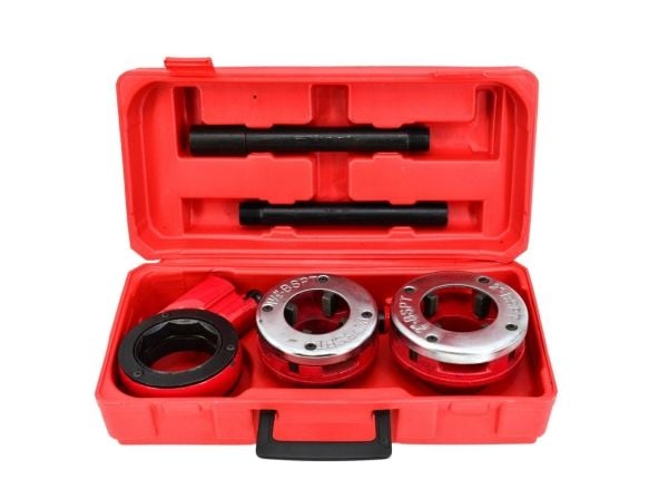 AWTOOLS rørgjengeverktøy 2 stk. 1-1/2", 2" sett i koffert