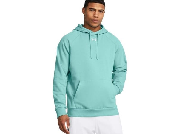 Under Armour Bluza męska Under Armour Rival Fleece Hoodie miętowa 1379757 482 M