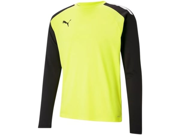 Puma teamPACER GK LS men's goalkeeper sweatshirt yellow-black 704933 42 2XL