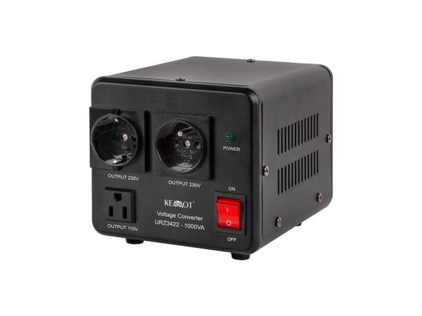 Kemot jännitemuunnin AC/AC 230V>115V ja 115V>230V 800W 1000VA