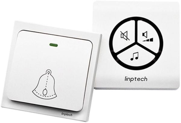 Linptech trådlös dörrklocka utan batteri Linbell G1