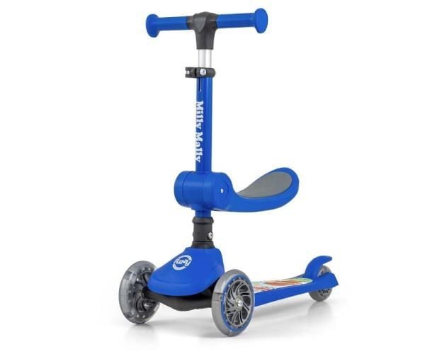 Sparkesykkel Milly Mally Fuzzy Classic blå (Z-MIL-HU-20-62)
