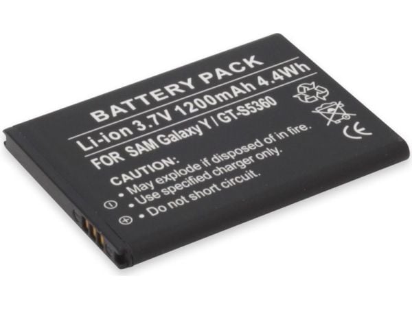 Ansmann 1420-0009, Batteri, Samsung, Sort, Lithium-Ion (Li-Ion), 1200 mAh, 3,7 V