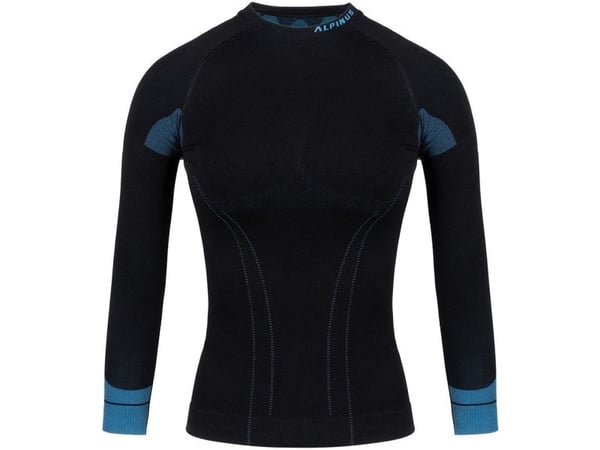 Alpinus Tactical Base Layer Women's Thermoactive Sweatshirt Black-Blue GT43210 L