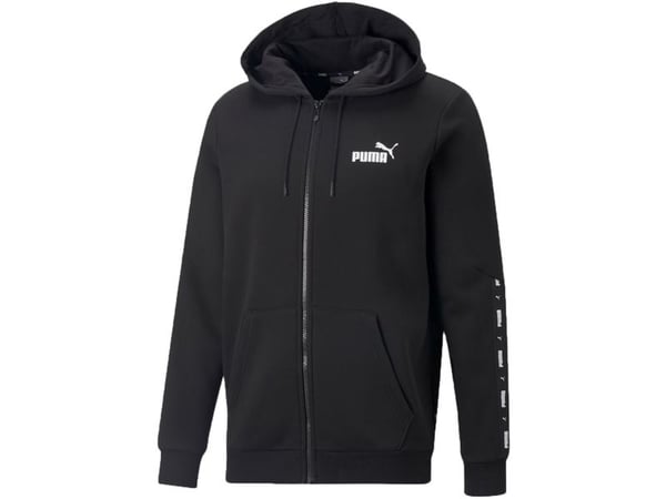 Puma ESS+ Tape Full-Zip huppari FL musta 670270 01 (M) (M)