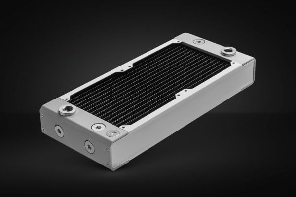EK Water Blocks 3831109839188, Radiator, Messing, Kopper, Rustfritt stål, Hvit, 1/4", 1 stang, 130 mm