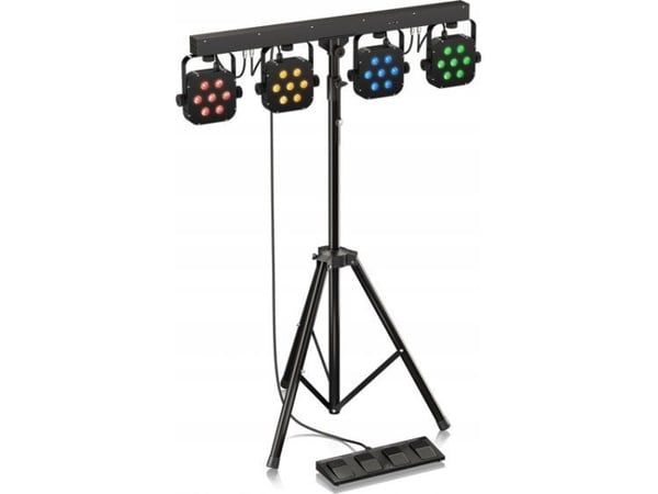 Behringer STAGE TRI LED BUNDLE ST1 set 4xLEDPAR med kontroller + stativ
