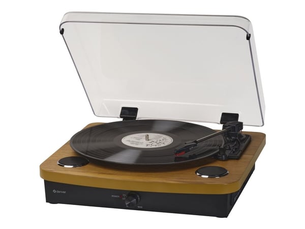Denver VPL-230LW - Puoliautomaattinen - Musta - Puu - Muovi - Puu - 33 1/3,45,78 rpm - 33 1/3,45,78 rpm - Pyörivä ohjaus (111201100270)