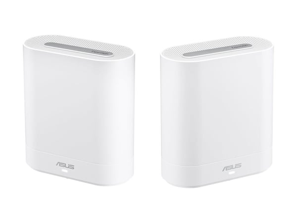 ASUS ExpertWiFi EBM68 - Wi-Fi-system - (2 rutere) 1GbE - Wi-Fi 6 - Dobbeltbånd