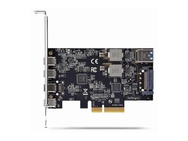 Startech 5-Port USB PCIe Card, USB 3.2 10Gbps, PCI Express Card with 4x USB-C Ports, 1x USB-A Internal Port, USB PCIe Controller Card, Windows/macO...