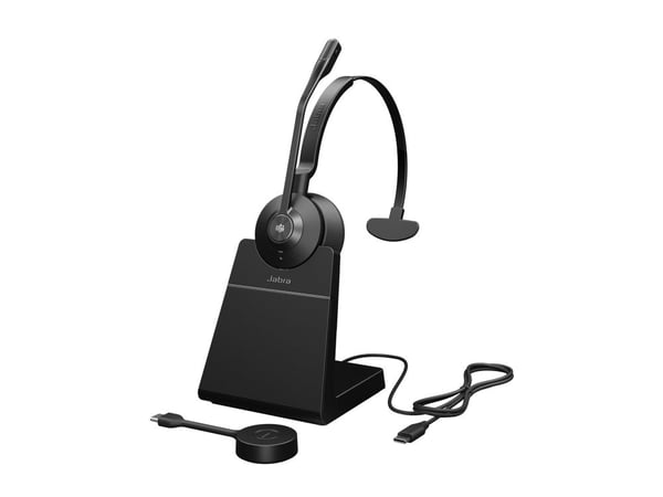 Jabra Engage 55 SE Mono - Hodesett - on-ear - DECT - trådløs - USB-C via DECT-adapter - Certified for Microsoft Teams