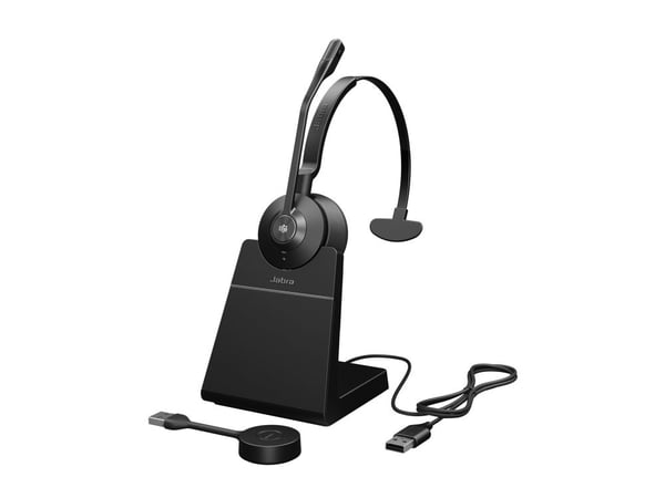 Jabra Engage 55 SE Mono - Hodesett - on-ear - DECT - trådløs - USB-A via DECT adapter - Certified for Microsoft Teams