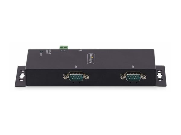 Startech 2P Serial to Ethernet Adapter, IP LAN to RS232 DB9 Converter - Enhetsserver - 2 porter - 100Mb LAN, RS-232 - vegg- / DIN-skinnemonterbar -...