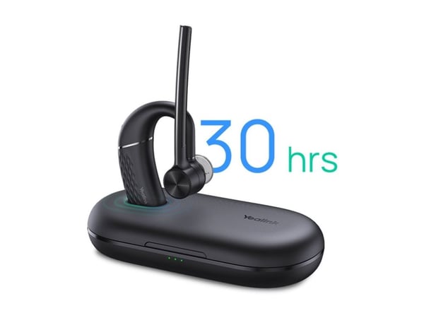 Yealink BH71 Series Workstation Pro - Hodesett - i øret - over-øret-montering - Bluetooth - trådløs - USB-A via Bluetooth-adapter - Certified for M...