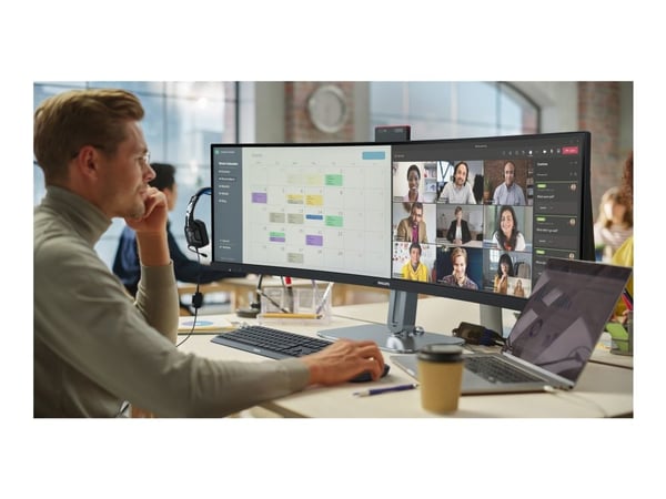 Philips 49B2U5900CH/00, 124 cm (48.8"), 5120 x 1440 pikseliä, Musta
