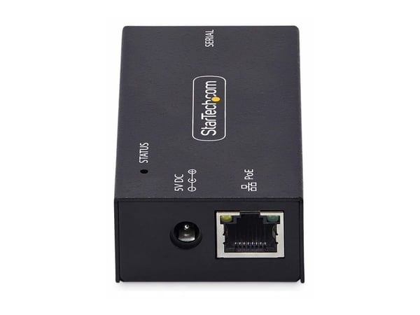 Startech Serial to Ethernet Adapter, IP LAN to RS232 DB9 Converter - Enhetsserver - PoE - 100Mb LAN, RS-232 - vegg- / DIN-skinnemonterbar - TAA-sam...