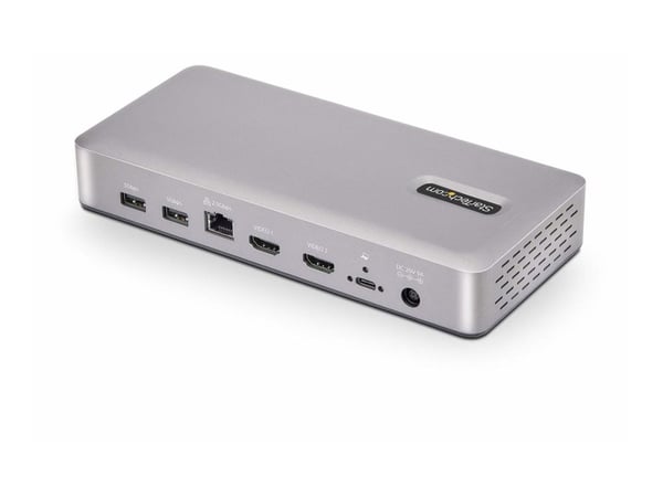 Startech USB4 Docking Station, USB-C 40Gbps, Dual Video HDMI, Up to 2x 4K 60Hz 4:4:4 (RGB) or 2x 4K 120Hz 4:2:2, Multi-Monitor Dock, 6x USB, 2.5GbE...