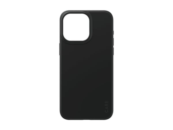 CARE by PanzerGlass - Bagsidecover til mobiltelefon - termoplastisk polyuretan (TPU) - sort - for Apple iPhone 15 Pro Max