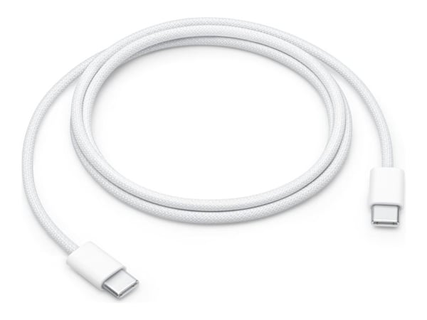 Apple - USB-kabel - USB-C (hann) til USB-C (hann) - USB 2.0 - 1 m - USB Power Delivery (60W)