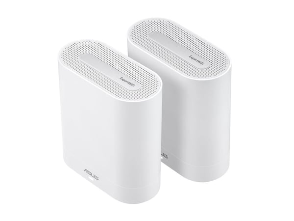 ASUS ExpertWiFi EBM68 - Wi-Fi-system - (2 rutere) 1GbE - Wi-Fi 6 - Dobbeltbånd