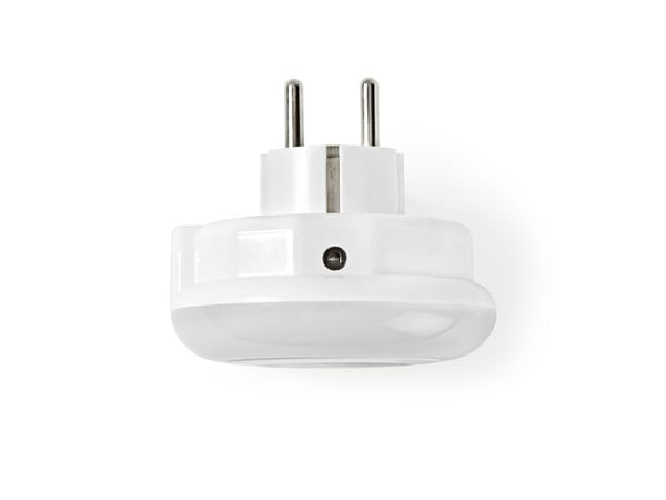Nedis LNLGSOCK01, Pluggbart nattlys, Hvit, Grønn, Rød, Hvit, Universell, 9 ampuller, LED