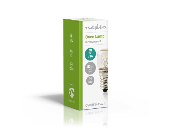 Nedis OVBUE1415W1, 15 W, E14, 1000 tonnia