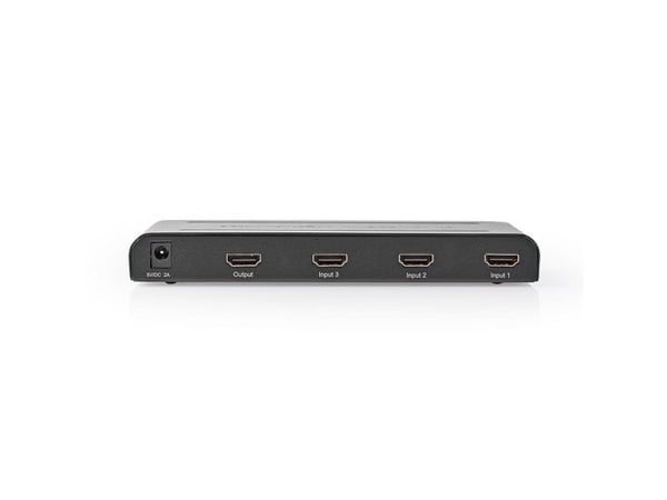 Nedis VSWI3473AT, HDMI, Antrasitt, 60 Hz, 600 MHz, 1 m, 4K Ultra HD